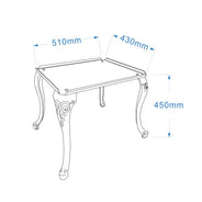 Benstativ i gjutjärn till vedspis - Westbo thumbnail image