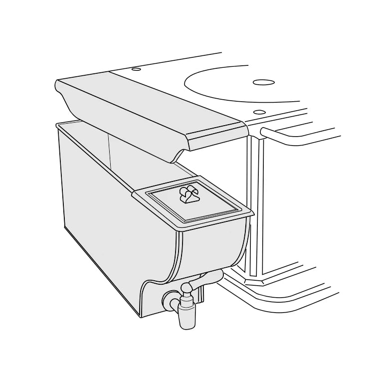 Kobber Vandcisterne til Brændeovn - Westbo image