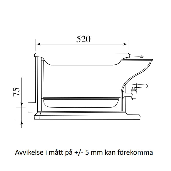 Kobber Vandcisterne til Brændeovn - Westbo image