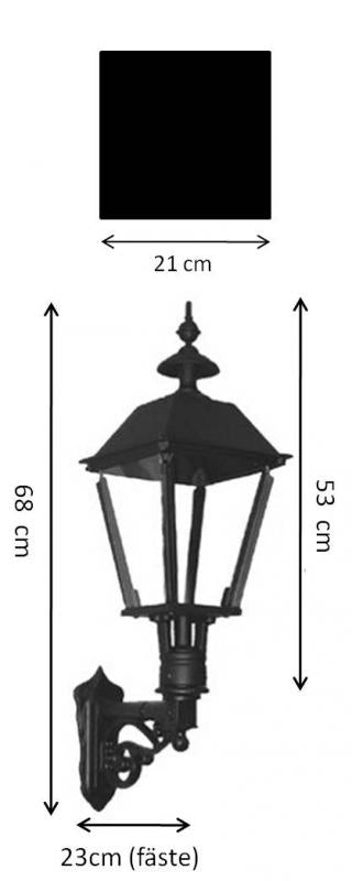 Utomhuslampa - Fasadlykta Sollerö L4 image