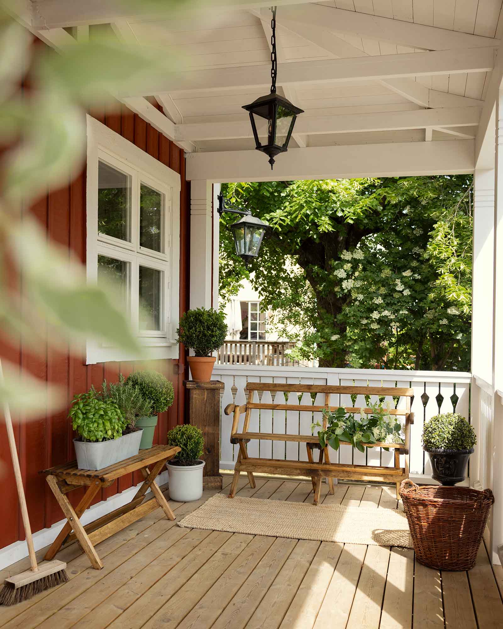 Trädgårdssoffa/karmsoffa Äppelviken - Obehandlad furu image