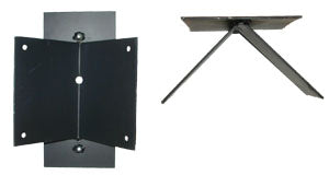 Hjørnebeslag sort metal - Staldlampe & gårdlampe image