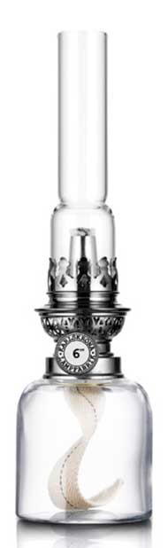 Fotogenlampa - Koholmen, nickel klarglas image