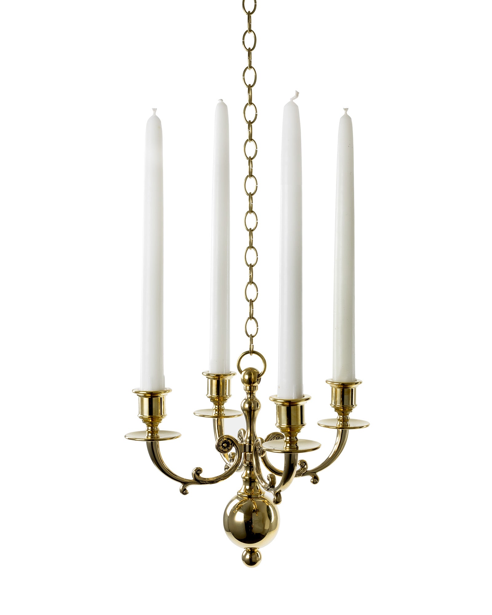 Brass Chandelier - Sekelskifte Four-Armed image