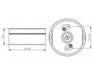 Spotlight - Hvidt porcelæn, IP23 thumbnail image