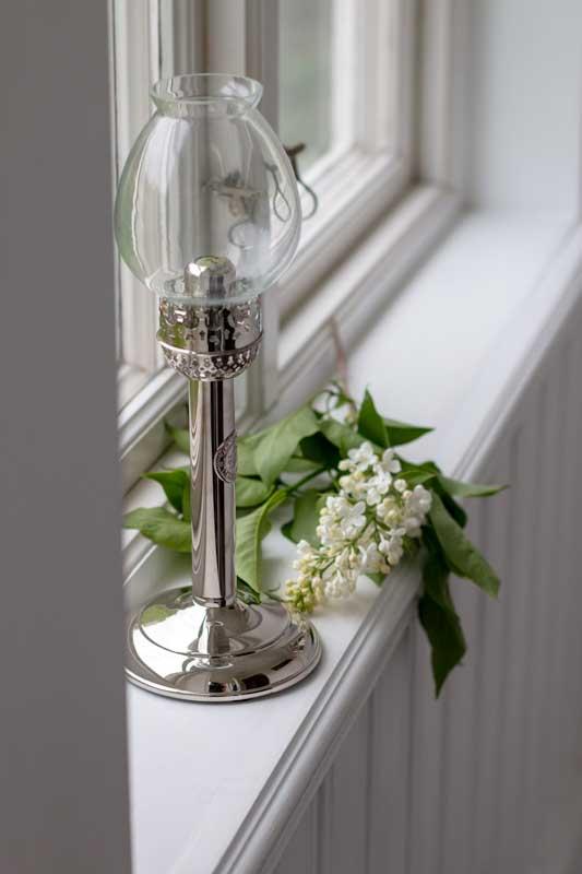 Candle stick - Karlskronalyktan nickel-plated image