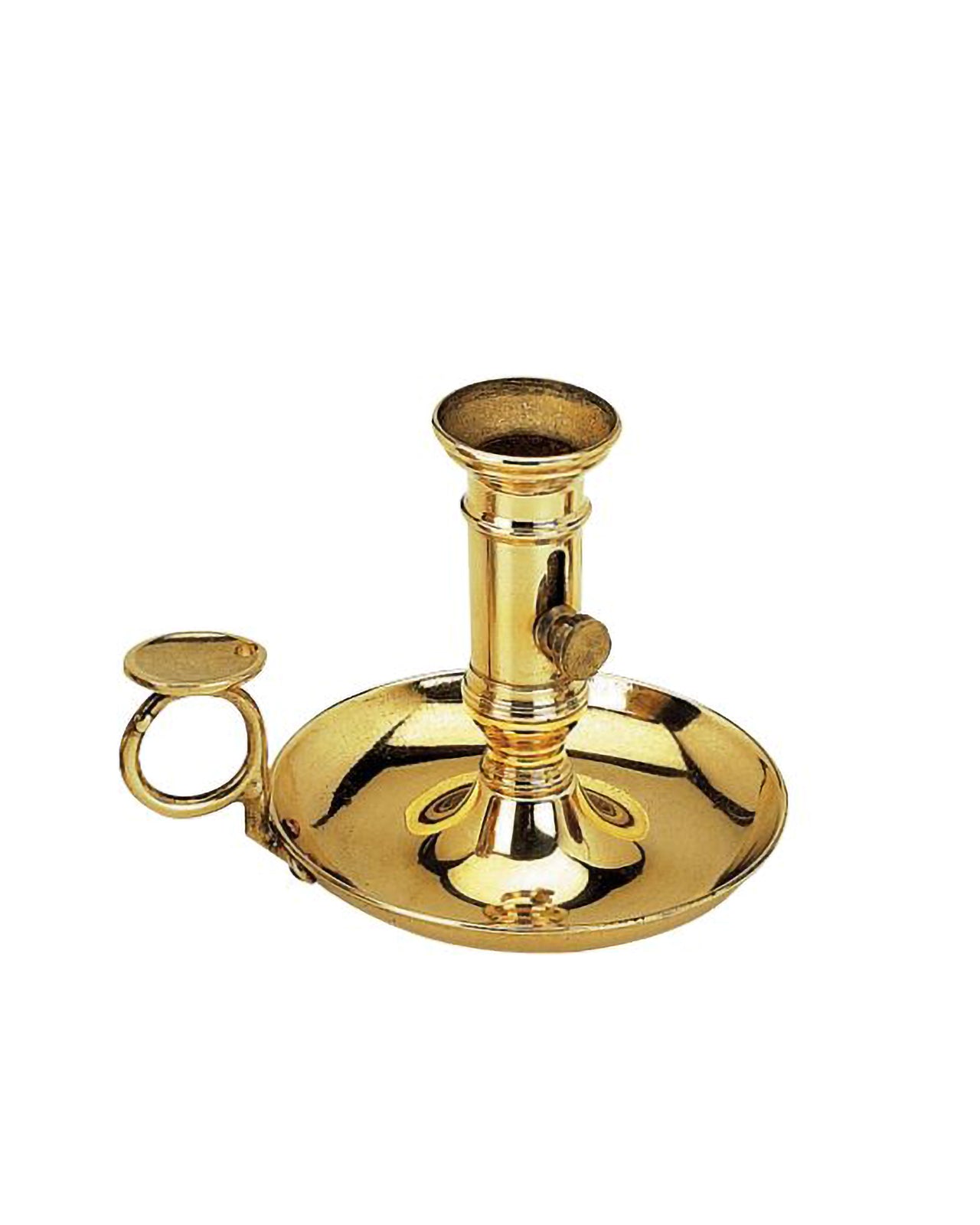 Office candlestick - Brass 10 cm image