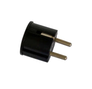 Wall plug with earth - Black thumbnail image