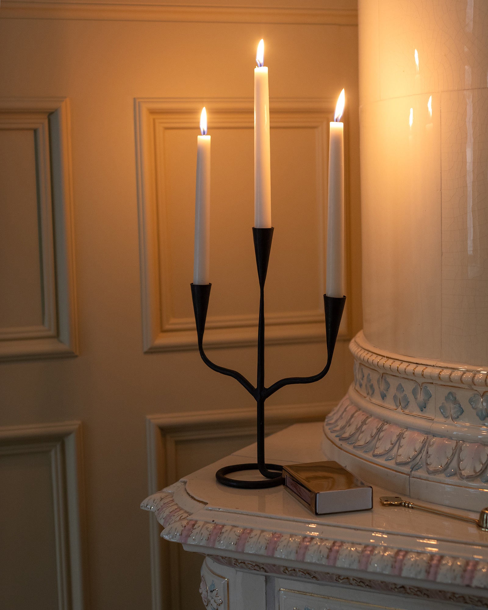 Ljusstake smide - Långshyttan kandelaber image