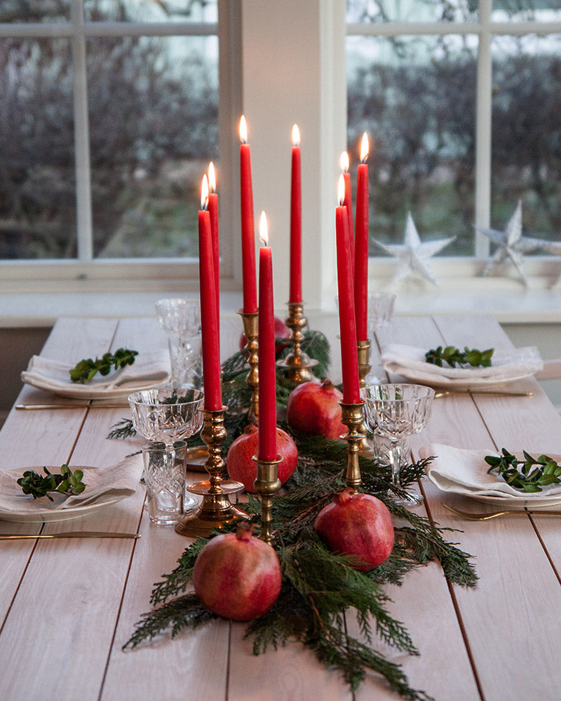 Liljeholmens Christina antique candle 8-p red image