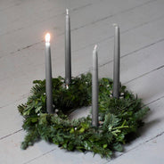 Liljeholmens Christina-lys - 8-pak, lysegrå thumbnail image