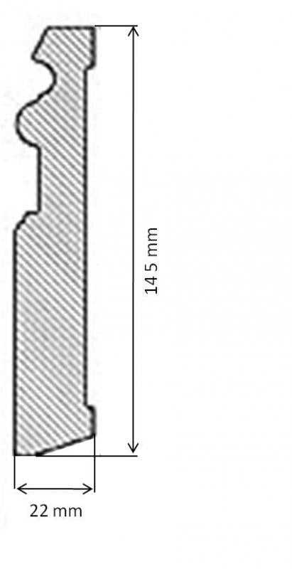 Floor trim - Tradition 145 mm (5.71 in.) image
