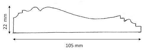 Prøve Stykke - Karm - Jugend 105 mm image