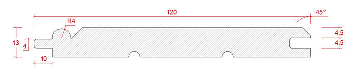 Panel - Pärlspont 120 mm image