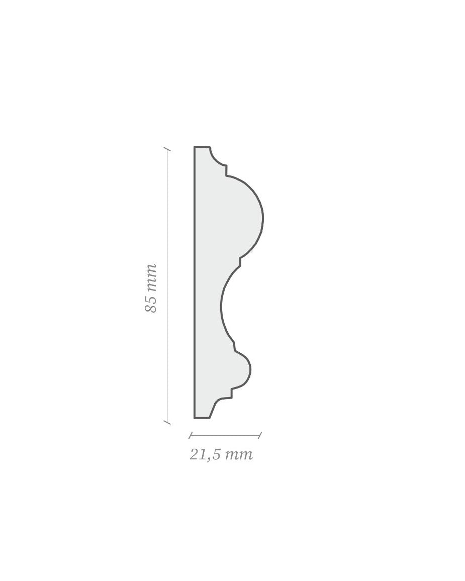 Chair Rail - Drottningholm 85 mm image