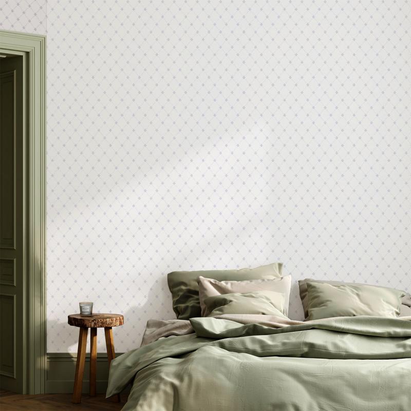Wallpaper - Filipsborg white/blue image