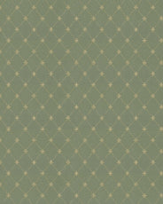 Lim & Handtryck Tapet - Filipsborg grön/guld thumbnail image