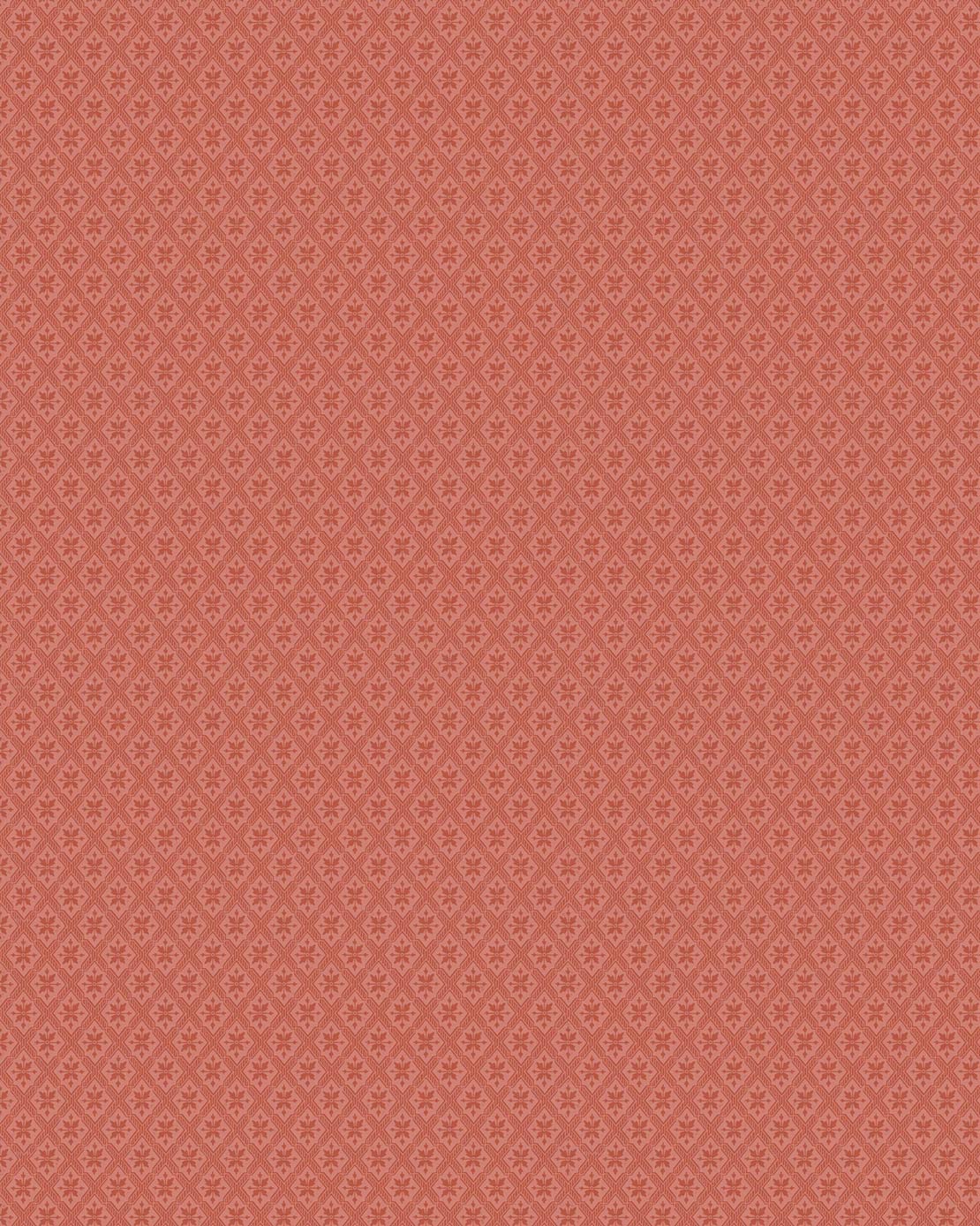 Lim & Handtryck Tapet - Mölletorp rød/rød image