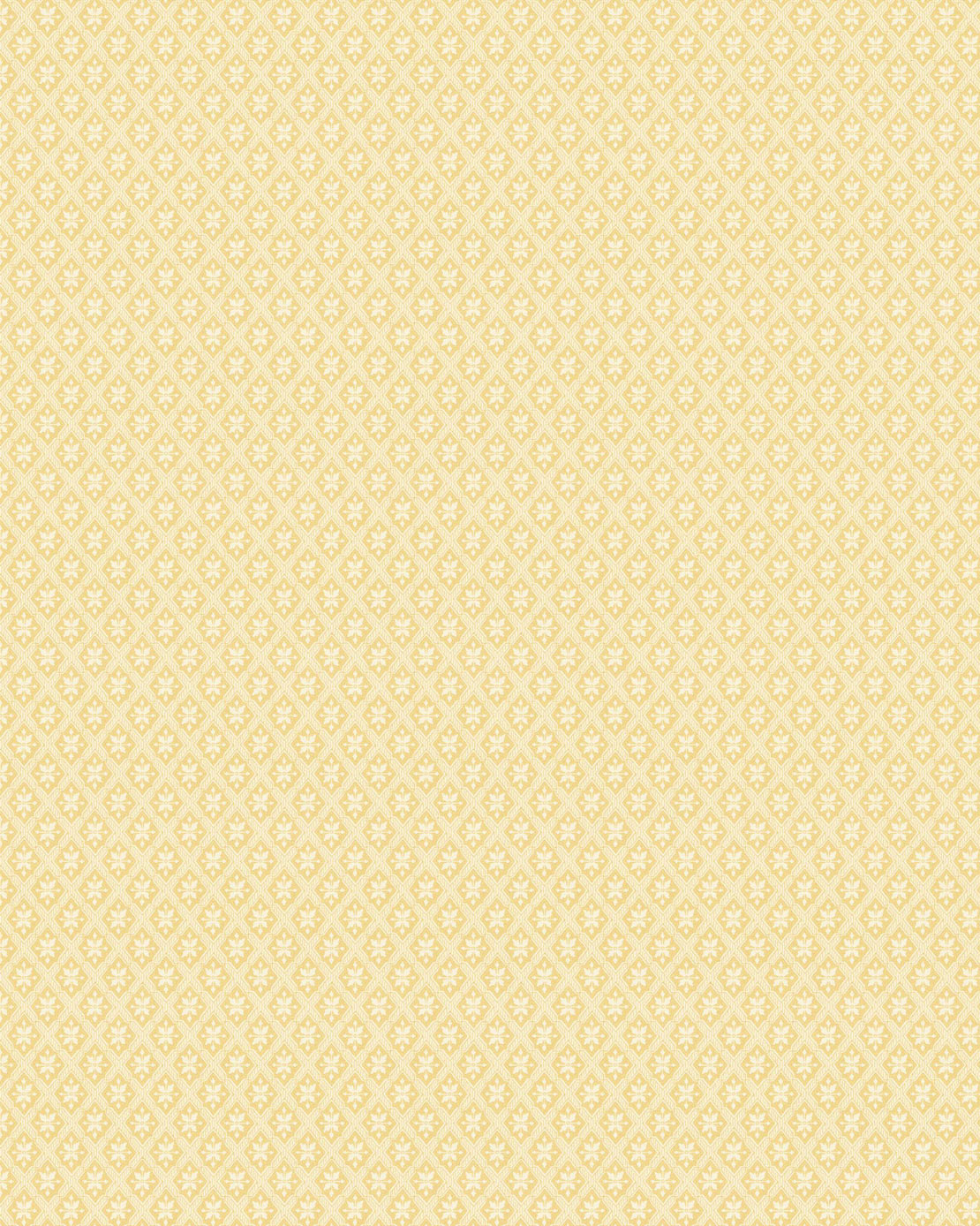 Lim & Handtryck Tapet - Mölletorp hvid/gul image