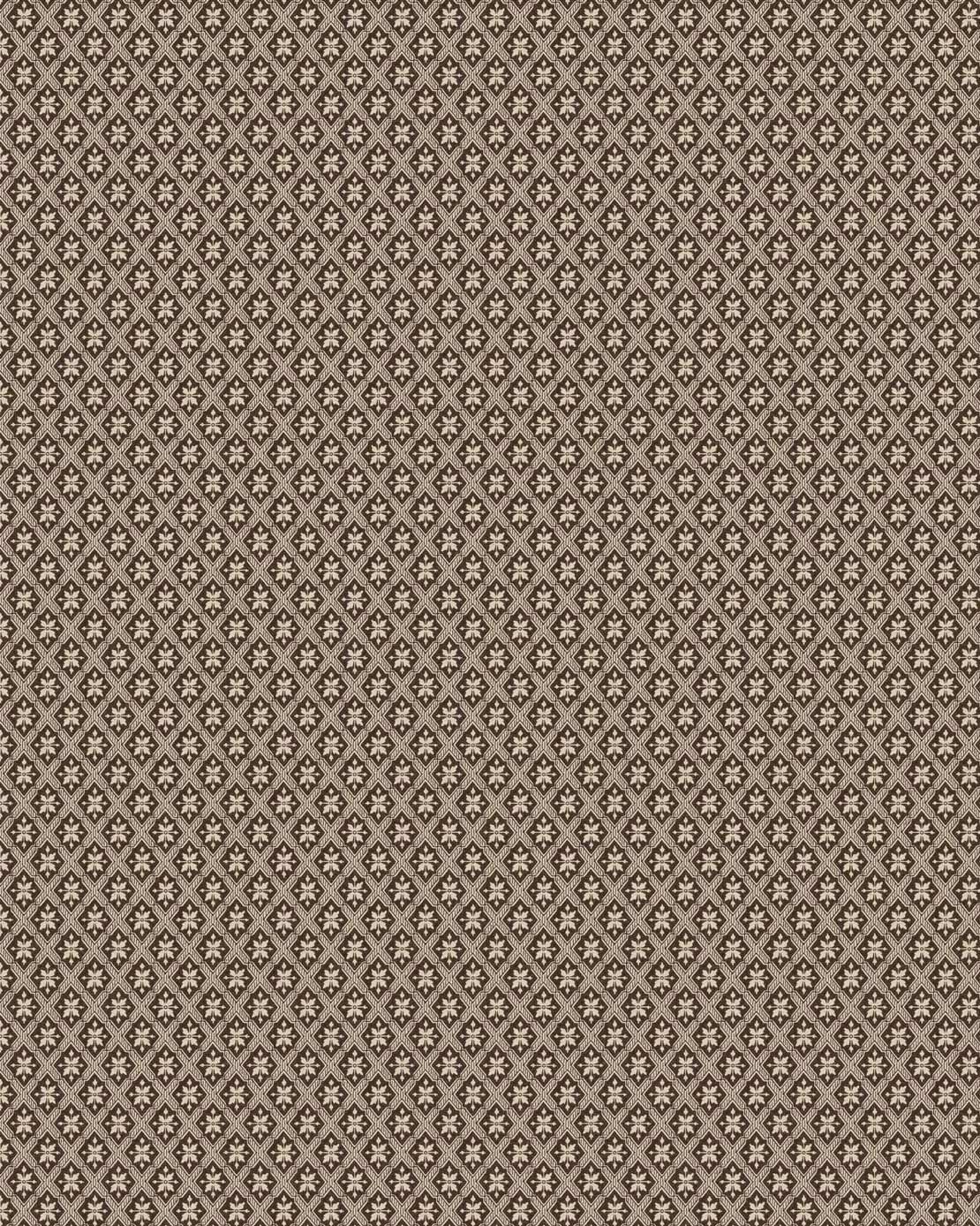 Lim & Handtryck Tapet - Mölletorp beige/sort image