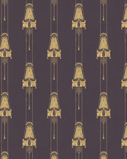 Lim & Handtryck Tapet - Slottsviken sort/guld thumbnail image