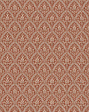 Lim & Handtryck Tapet - Rydeholm beige/rød thumbnail image