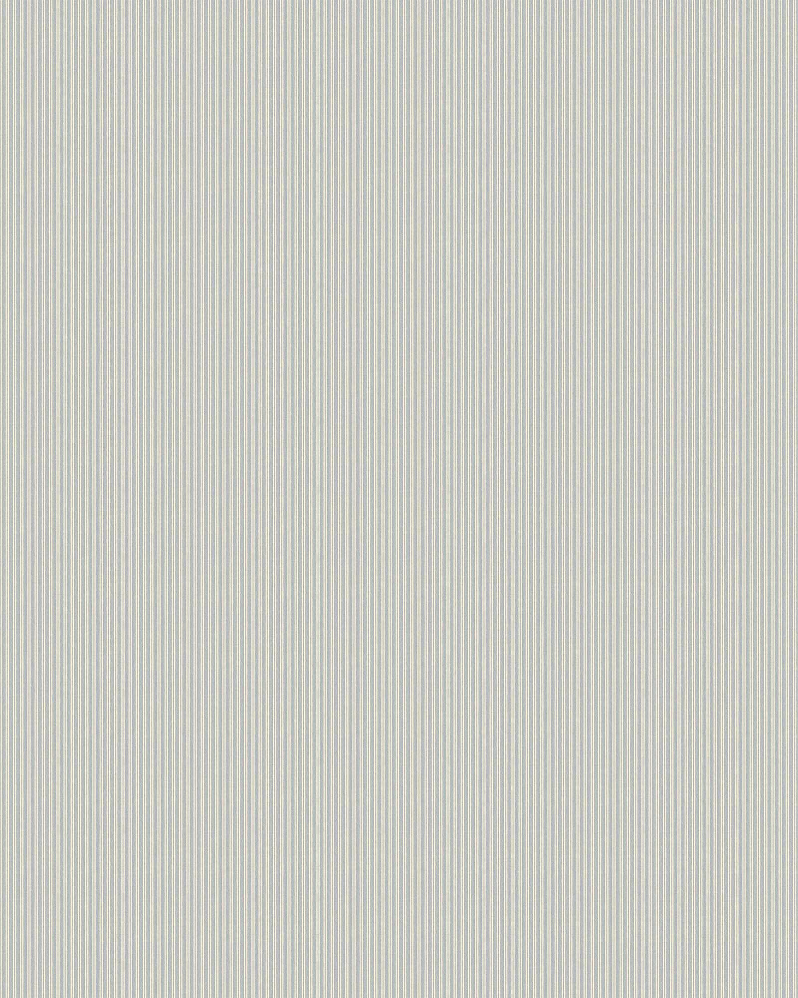 Lim & Handtryck Tapet - Sommarrand ljusblå/vit image