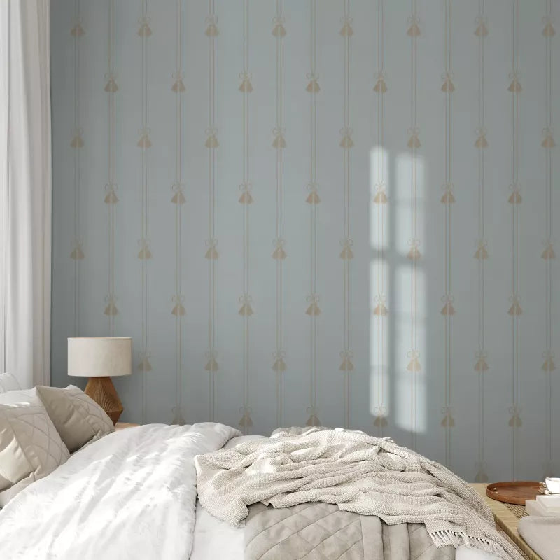 Wallpaper - Snoddar & Tofsar blue/gold image