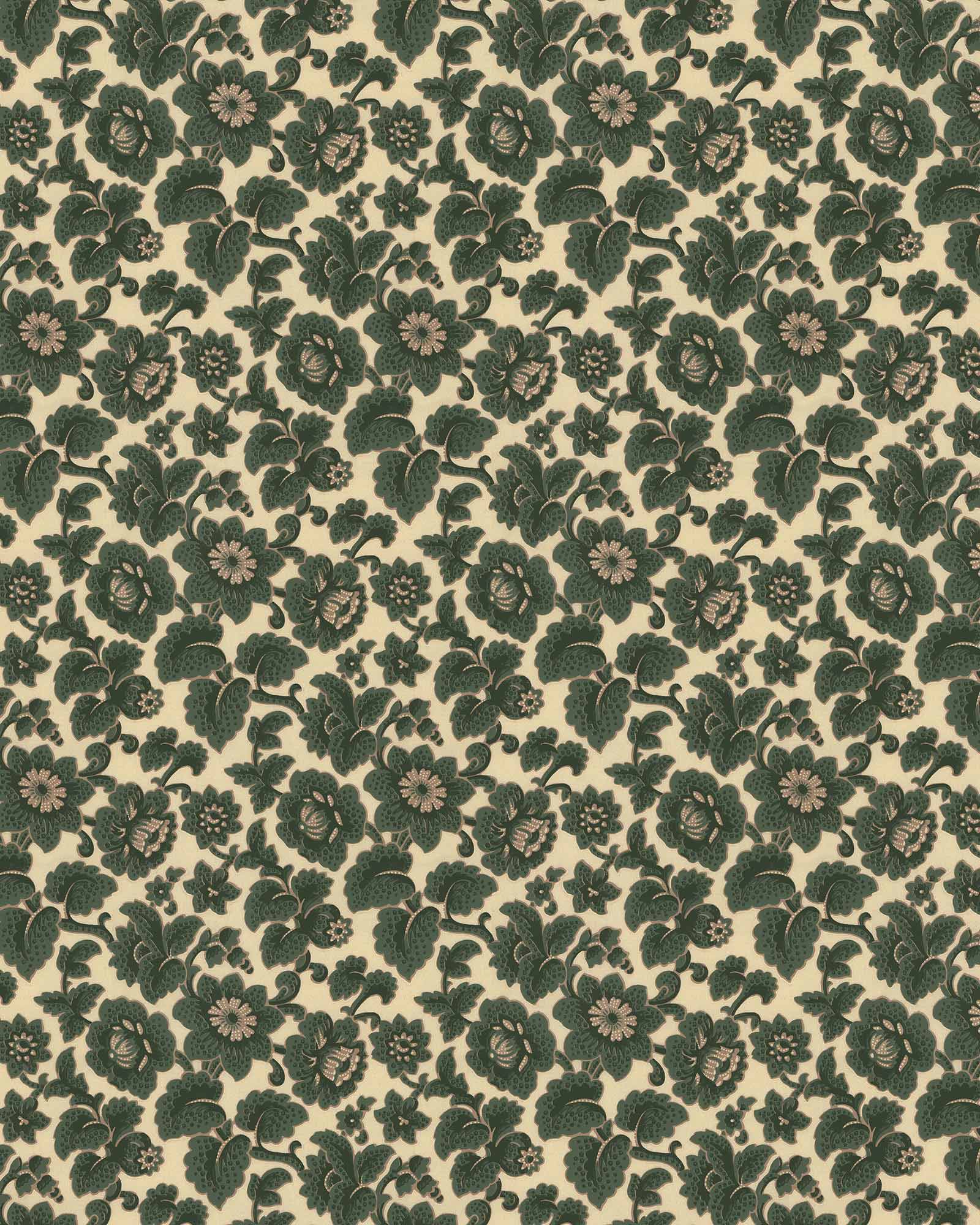 Wallpaper - Theorins konditori twig/dark green image