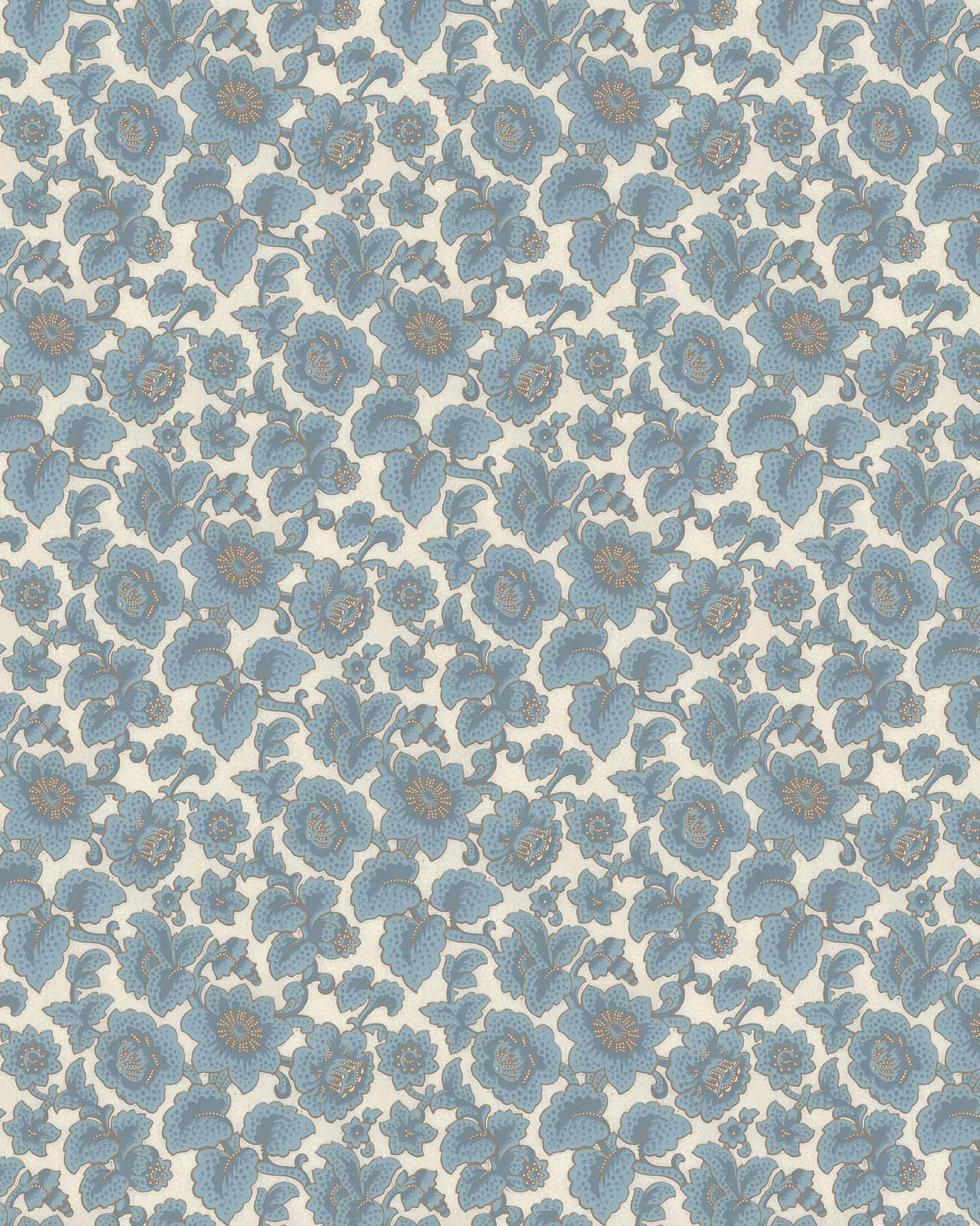 Wallpaper - Theorins konditori twig/light blue image