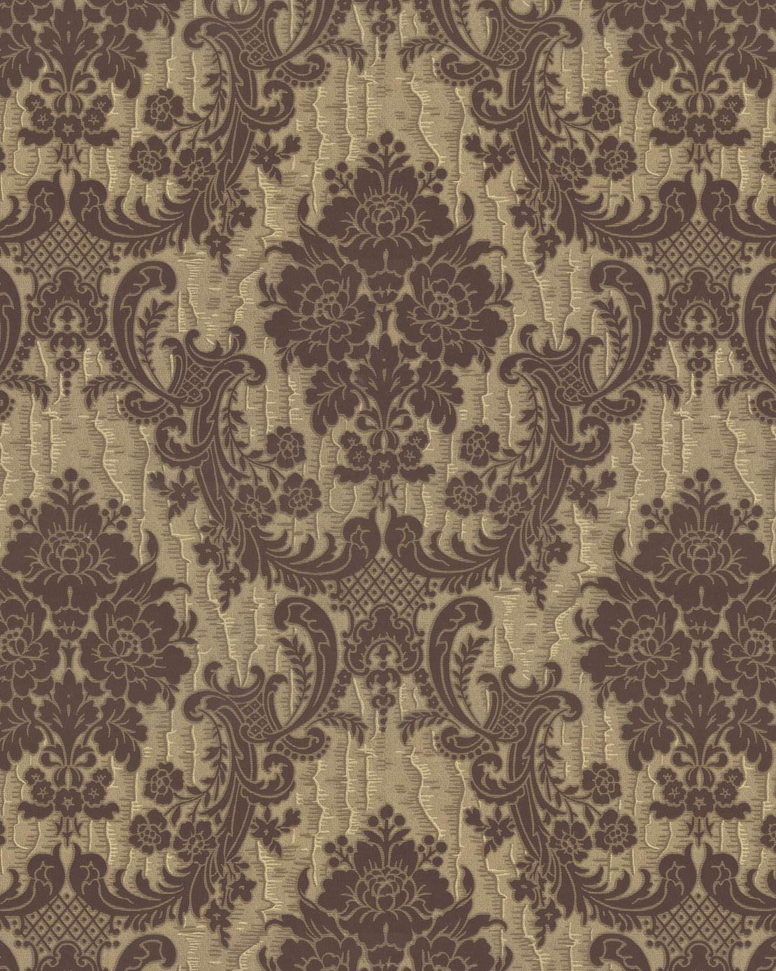 Wallpaper - Förde brown/gold image