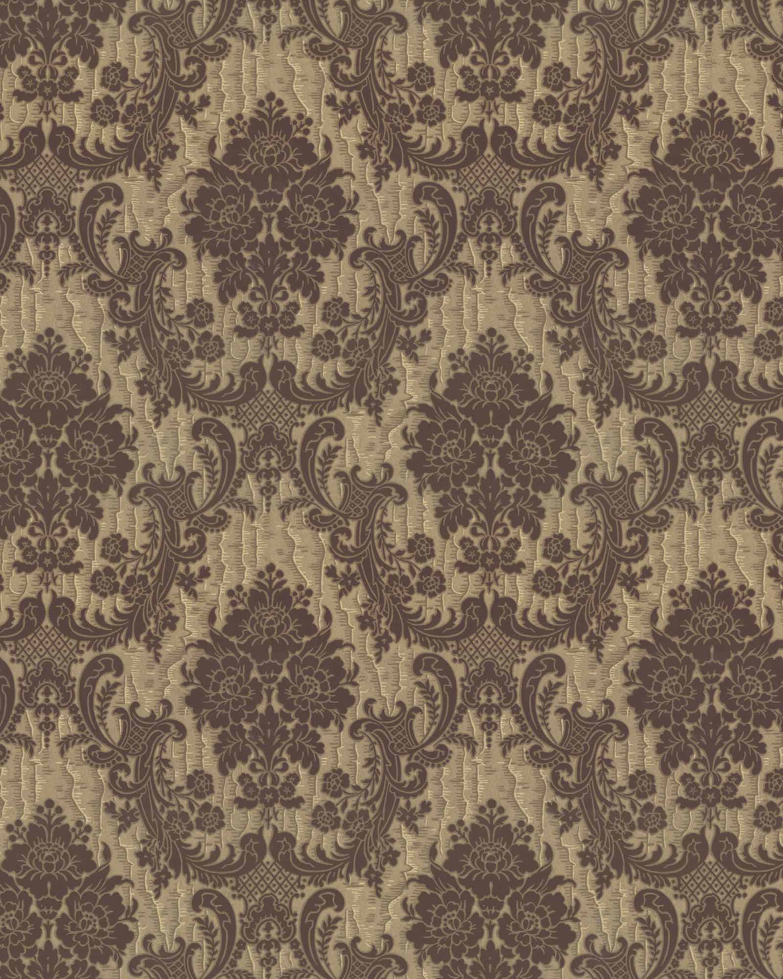 Wallpaper - Förde brown/gold image