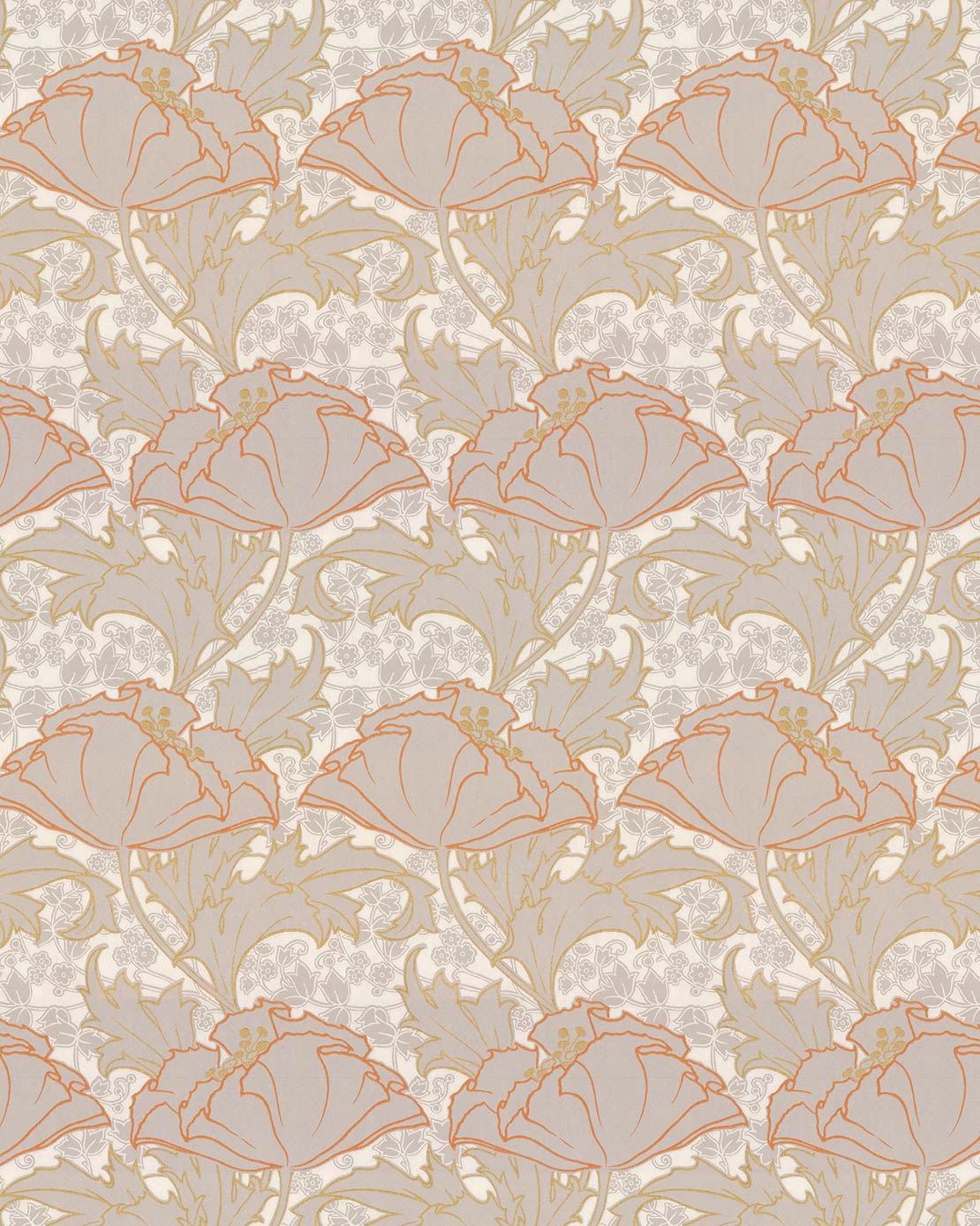 Wallpaper - Berlin gray/orange image