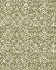 Lim & Handtryck Tapet - Florian grön/ljusgrön thumbnail image