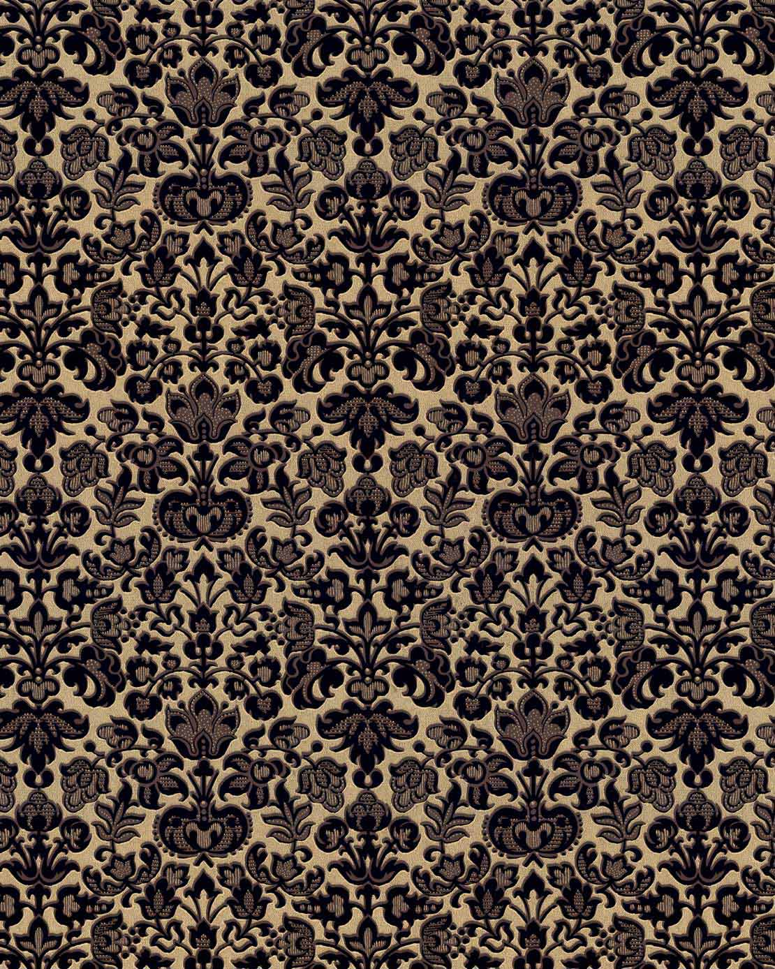 Wallpaper - Kapten Jonsson brown/gold image