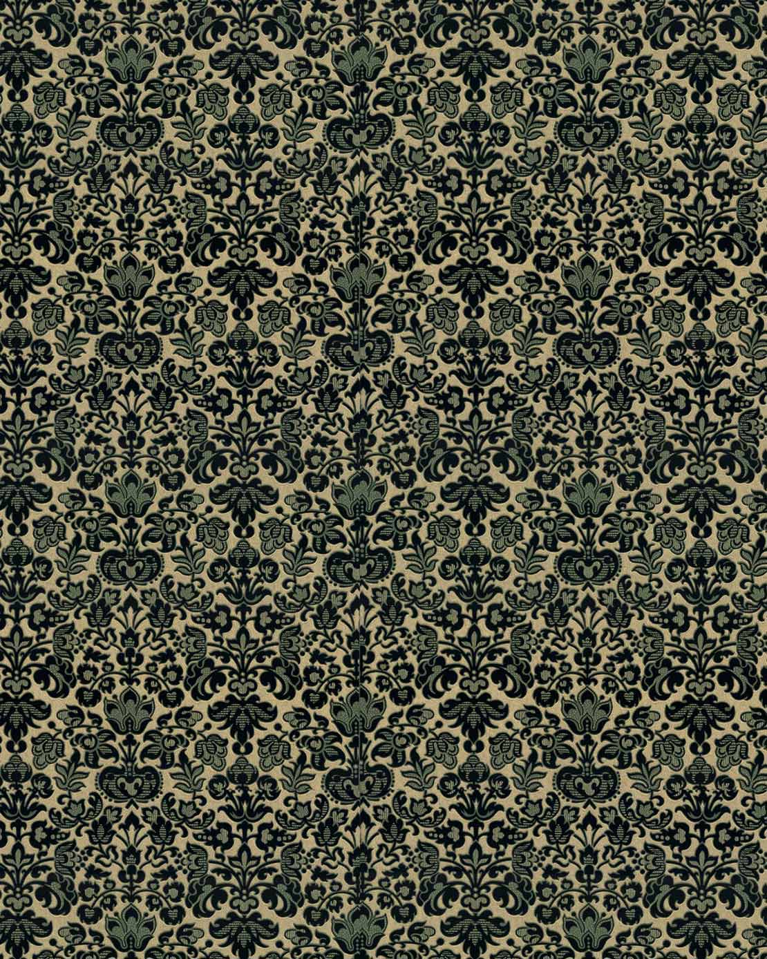 Wallpaper - Kapten Jonsson green/gold image