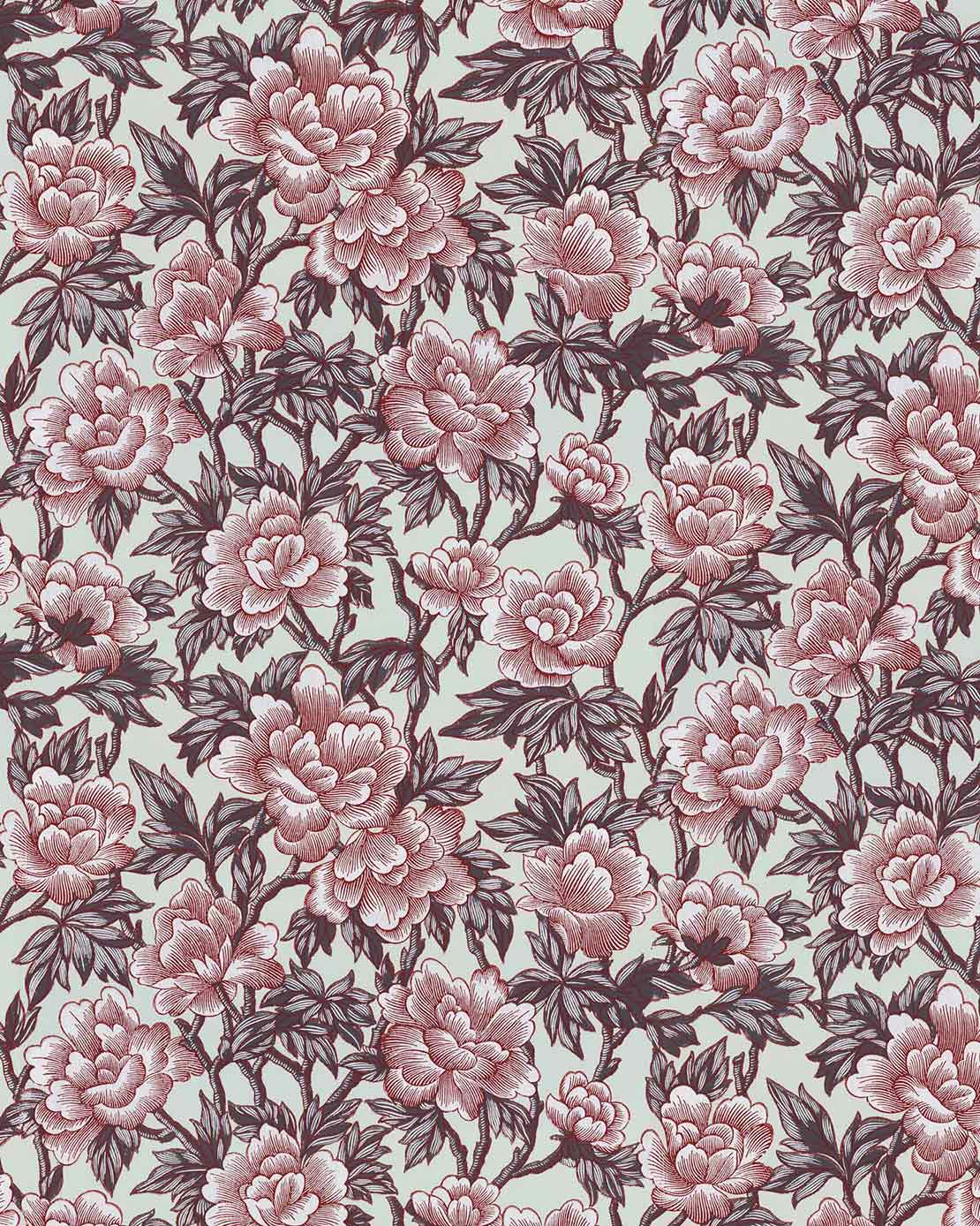 Wallpaper - Pionen silver/blue image