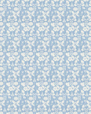 Lim & Handtryck Tapet - Solsidan blå/vit thumbnail image