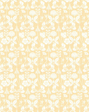 Lim & Handtryck Tapet - Solsidan hvit/gul thumbnail image