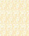 118 240 2 sekelskifte tapet lim handtryck solsidan klover och bin gul vit 01