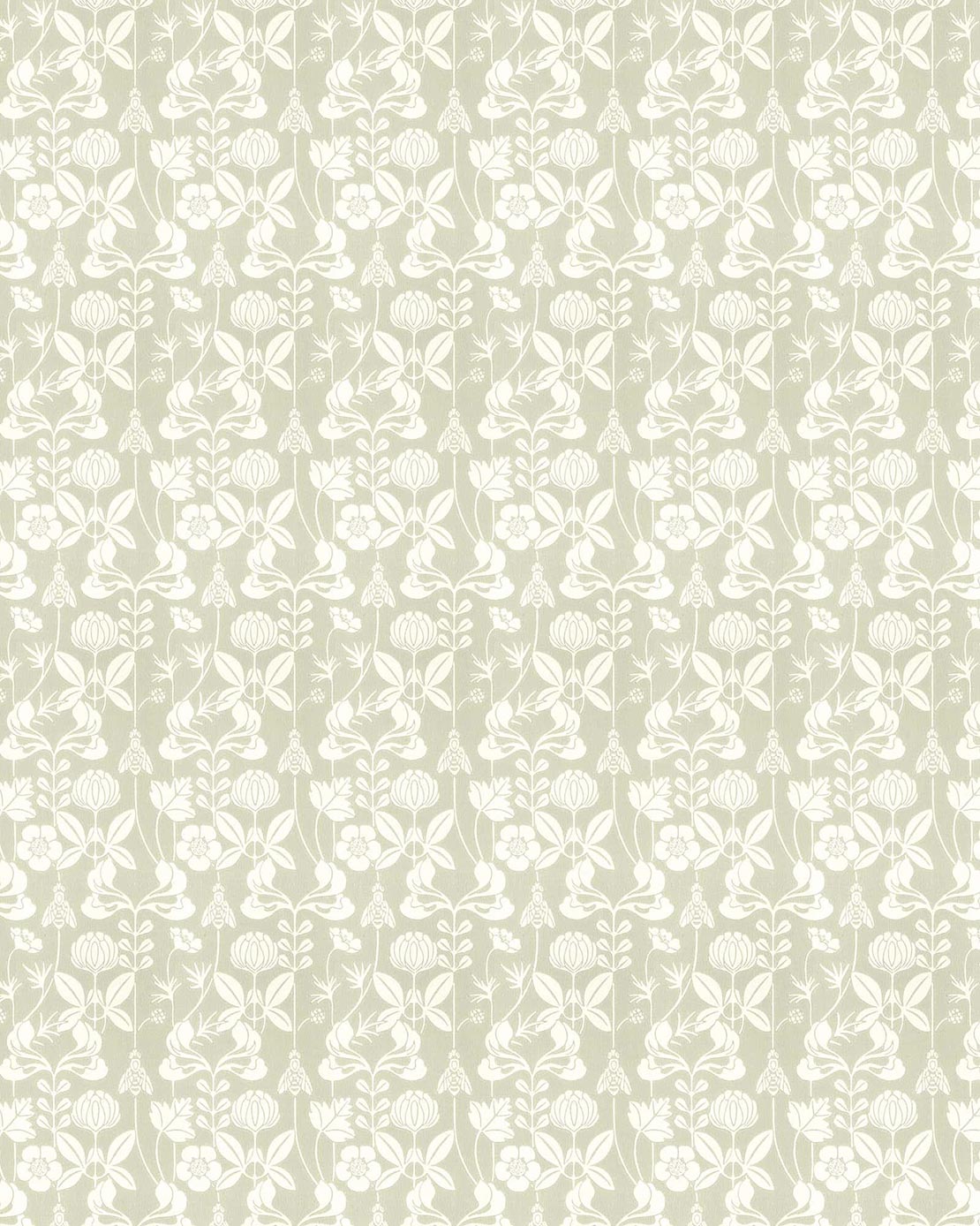 Wallpaper - Solsidan Green/White image