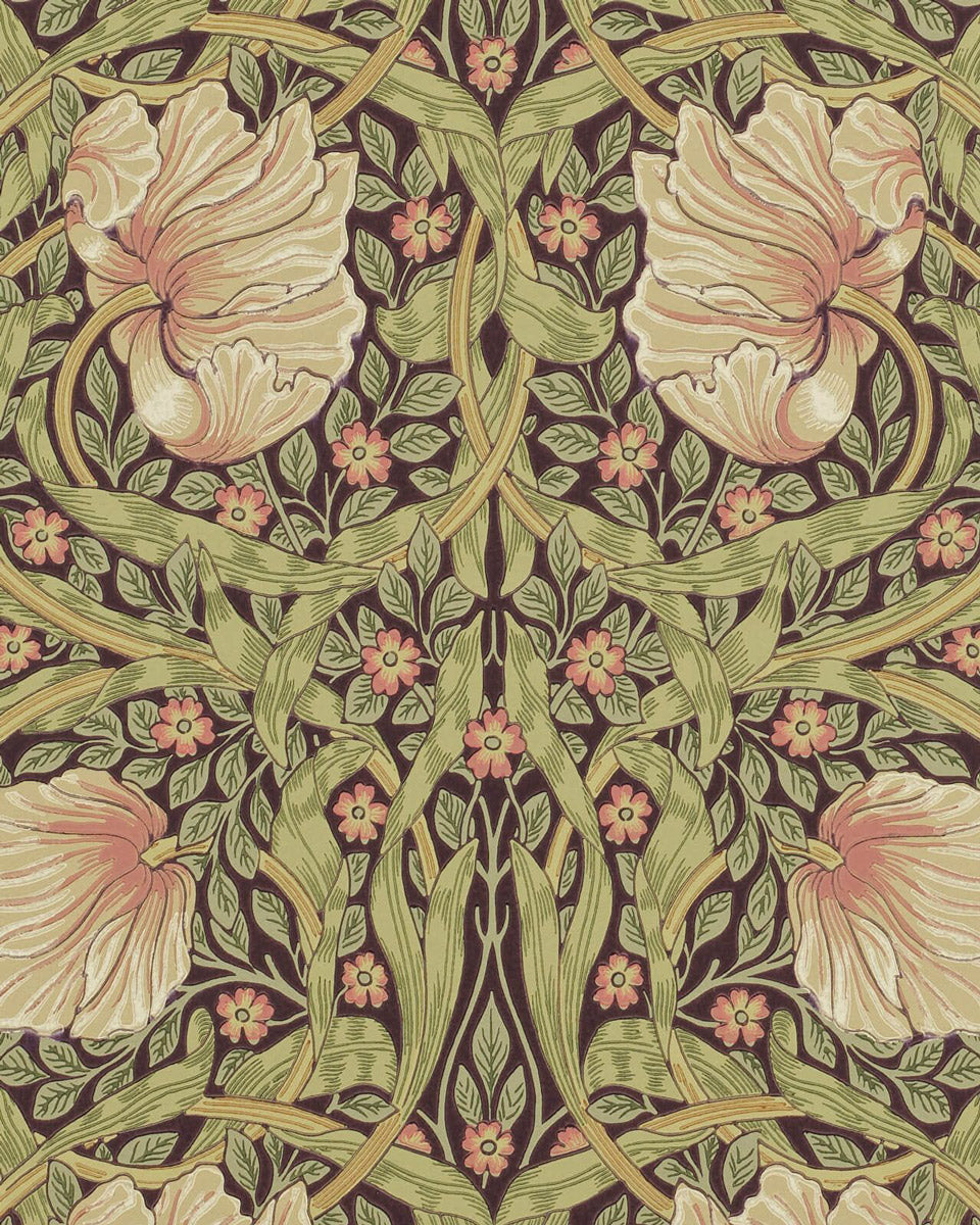 William Morris & Co. Wallpaper - Pimpernel Bullrush/Russet image