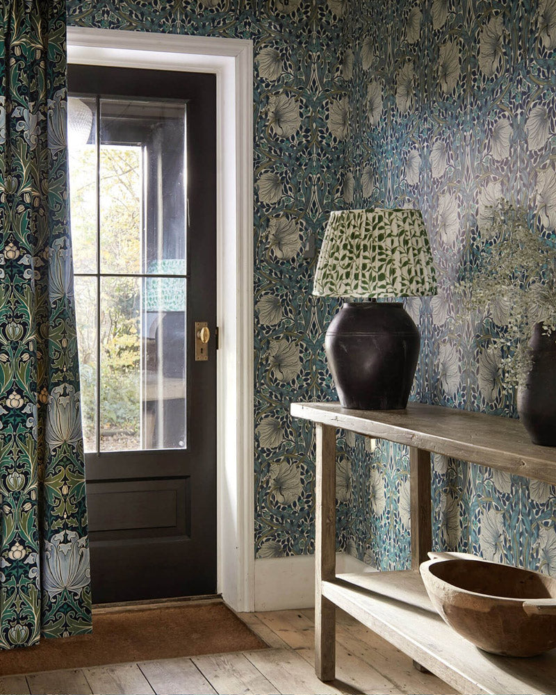 William Morris & Co. Wallpaper - Pimpernel Ink/Sage image