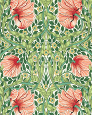 William Morris & Co. Tapet - Pimpernel Shamrock/Watermelon thumbnail image