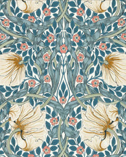 William Morris & Co. Tapet - Pimpernel Woad/Coral thumbnail image