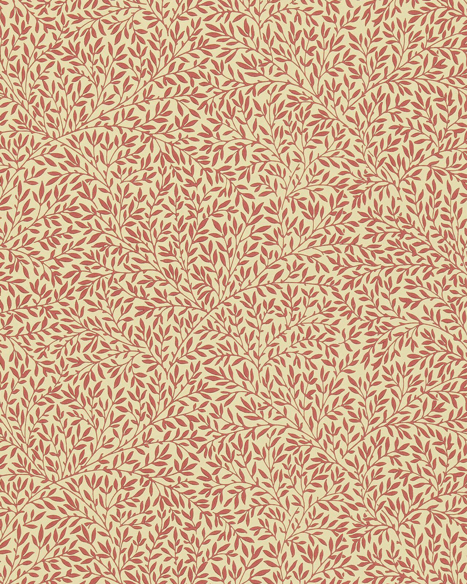 William Morris & Co. Tapet - Standen Beige/Brick/Red image