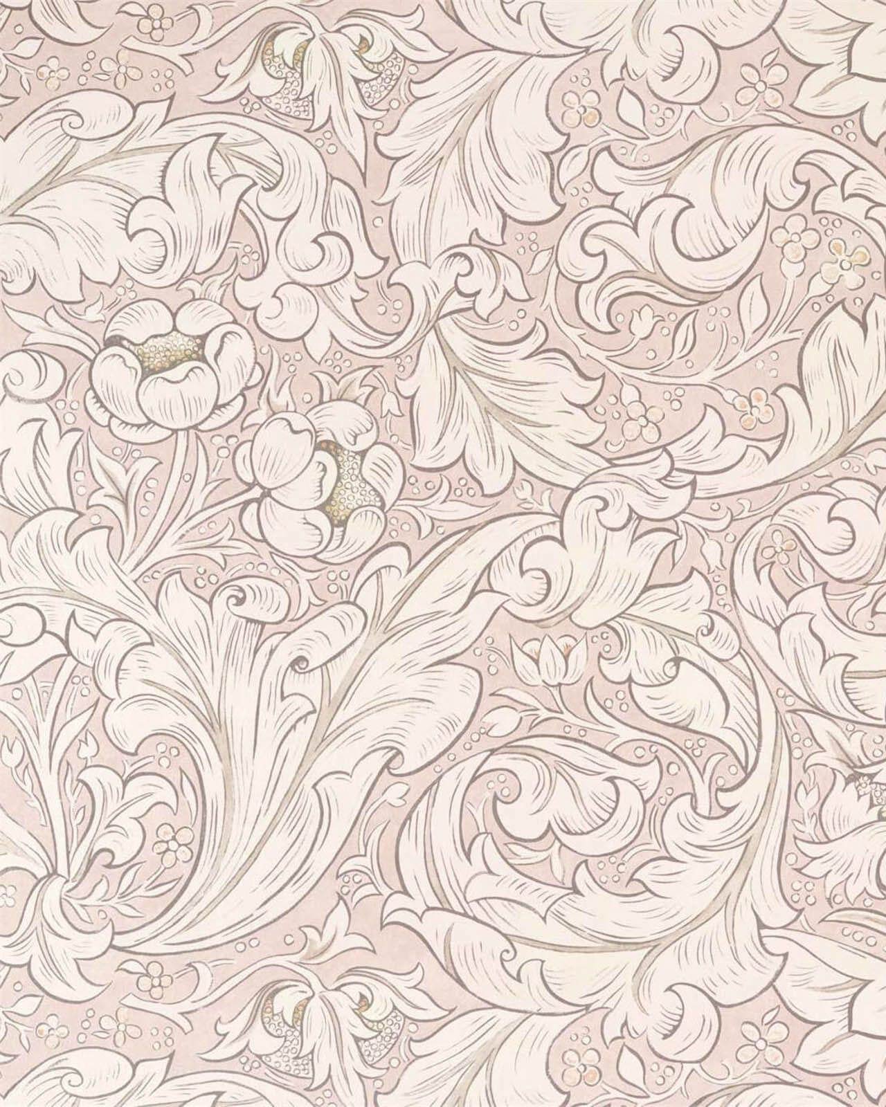 William Morris & Co. Wallpaper - Pure Bachelor´s Button Faded Sea Pink image