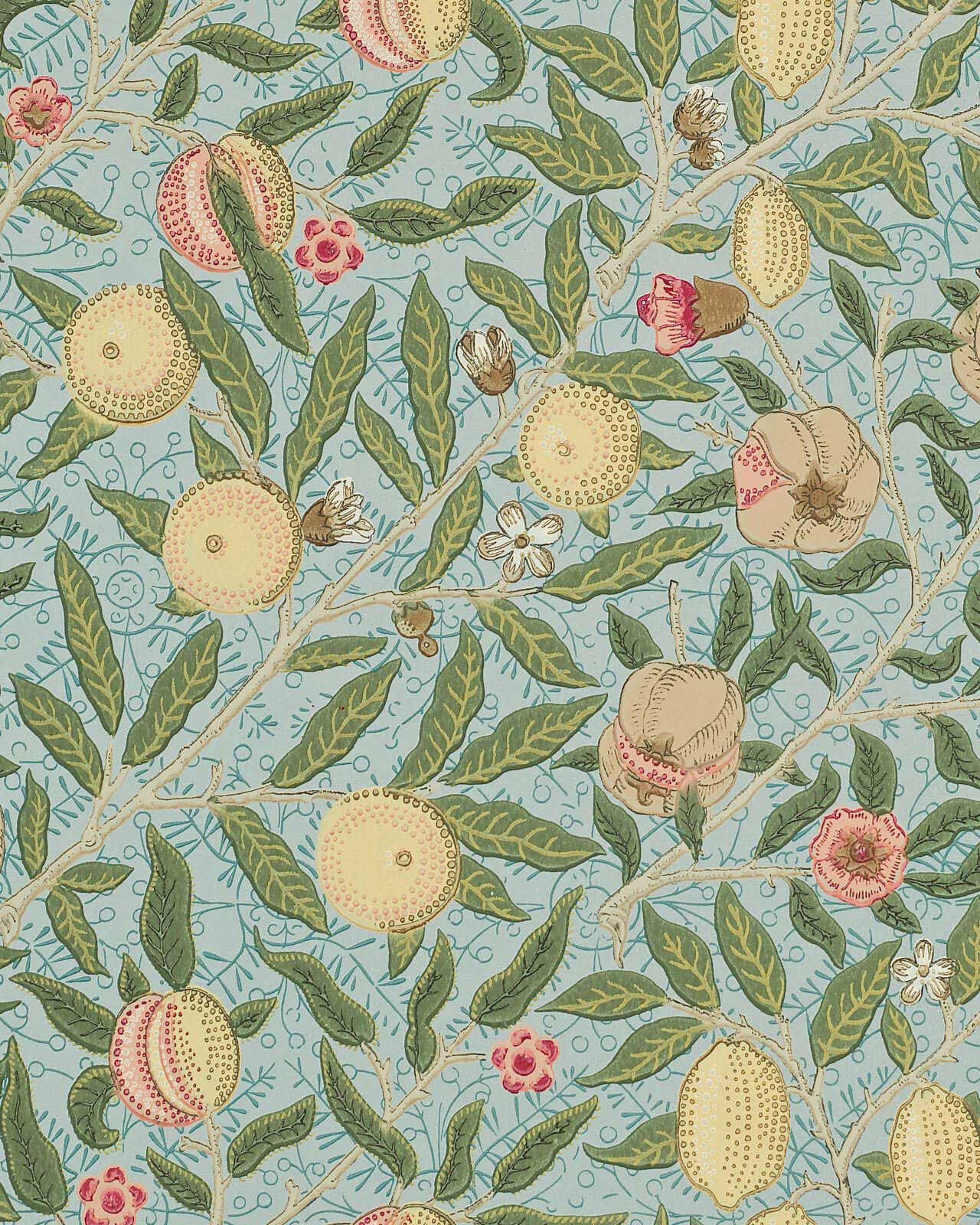 William Morris & Co. Tapet - Fruit Slate/Thyme image