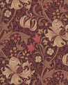 118 637 5 Sekelskifte William Morris Co Tapet Golden Lily Fig Burnt orange 01