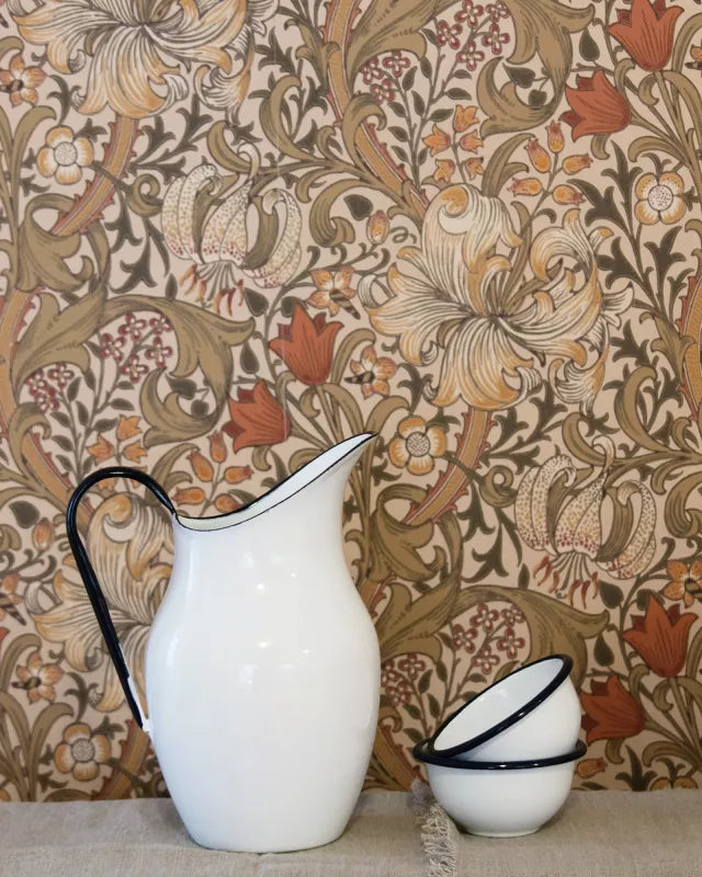 William Morris & Co. Wallpaper - Golden Lily Pale Biscuit image
